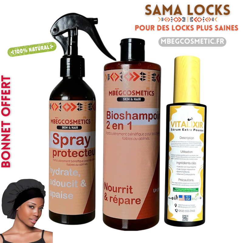 Sama Locks (conçue pour répondre aux besoins uniques des cheveux locksés) (Copie)